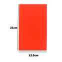 Thin Sized Plain Fluorescent Dyglo Cards
