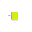 Thin Sized Plain Fluorescent Dyglo Cards
