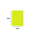 Thin Sized Plain Fluorescent Dyglo Cards
