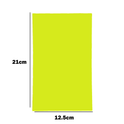 Thin Sized Plain Fluorescent Dyglo Cards