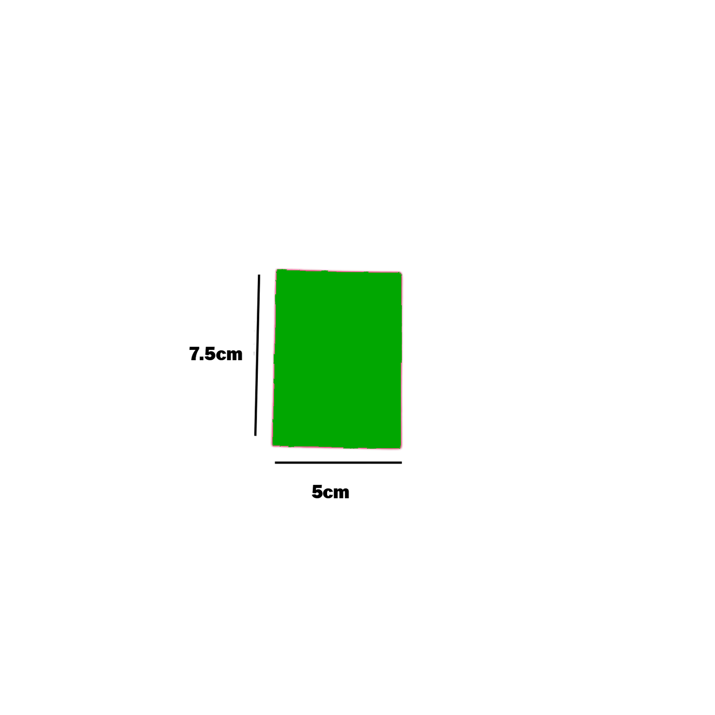 Thin Sized Plain Fluorescent Dyglo Cards