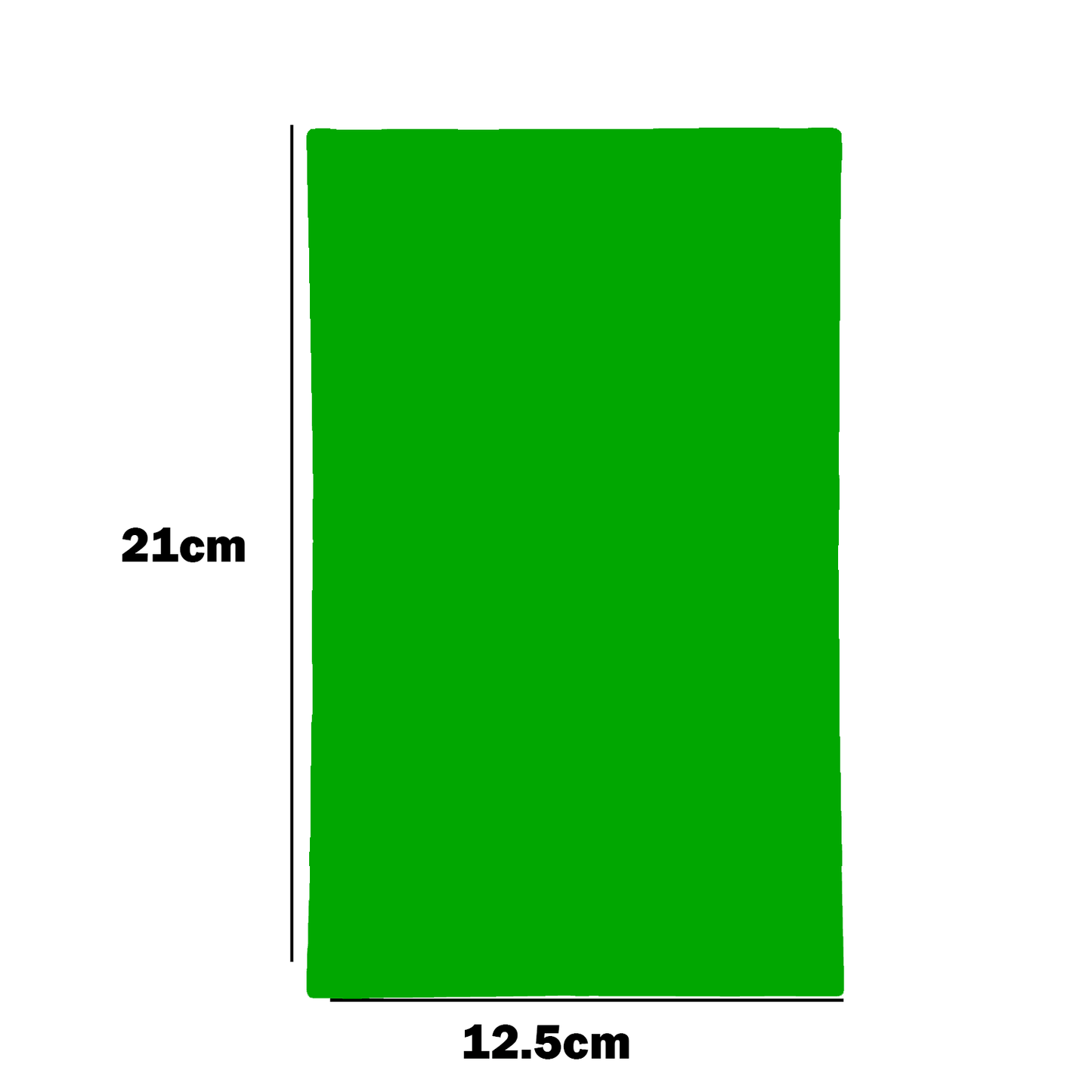 Thin Sized Plain Fluorescent Dyglo Cards