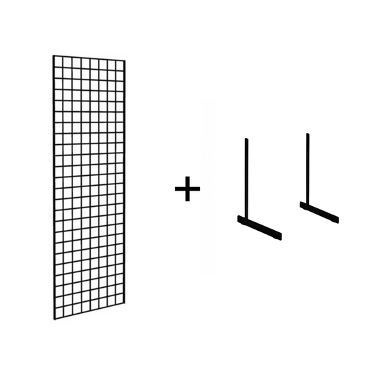 6FT BLACK MESH WITH L-LEG OR T-LEG