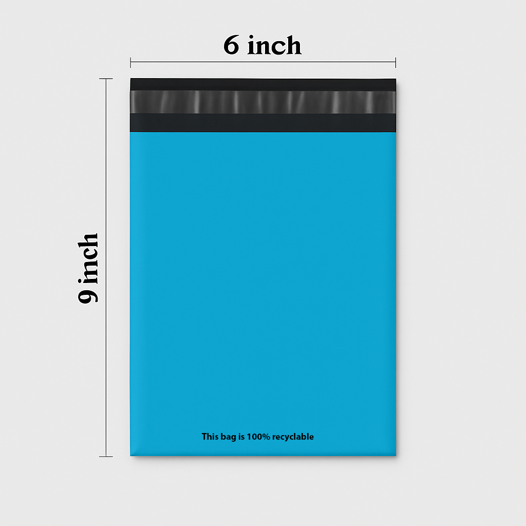 100x Blue Mailing Bags