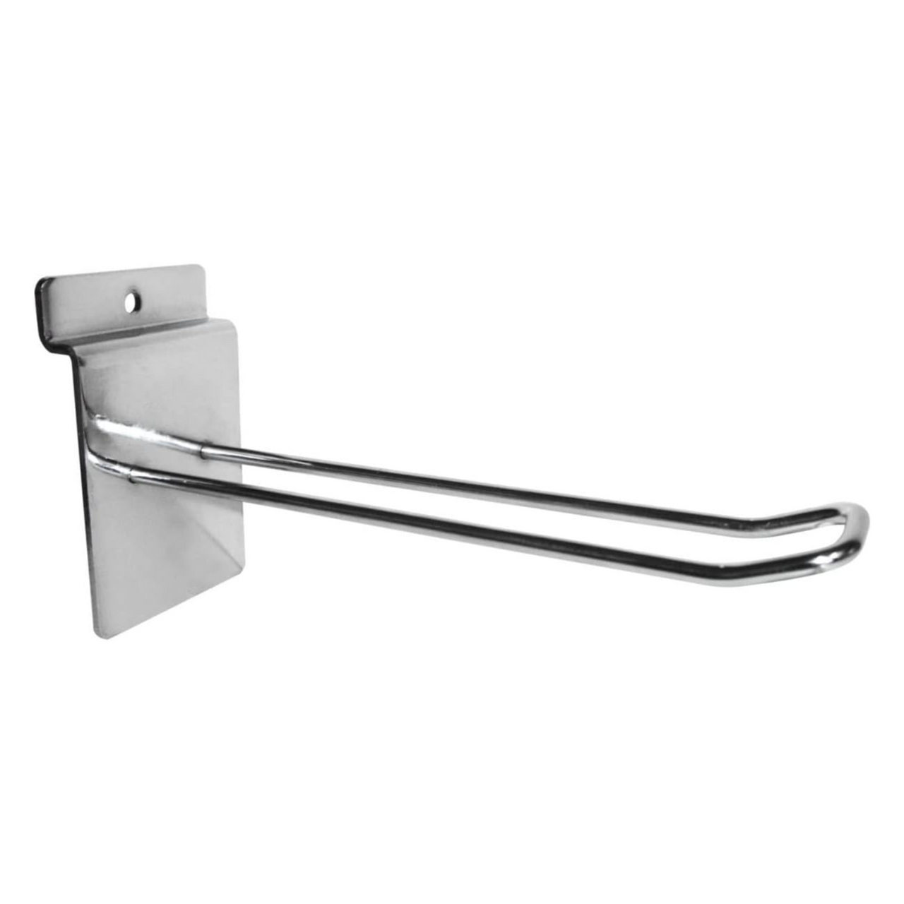 6" Slatwall Euro Hooks Accessory Single Prong Shop Display (6 Inch)