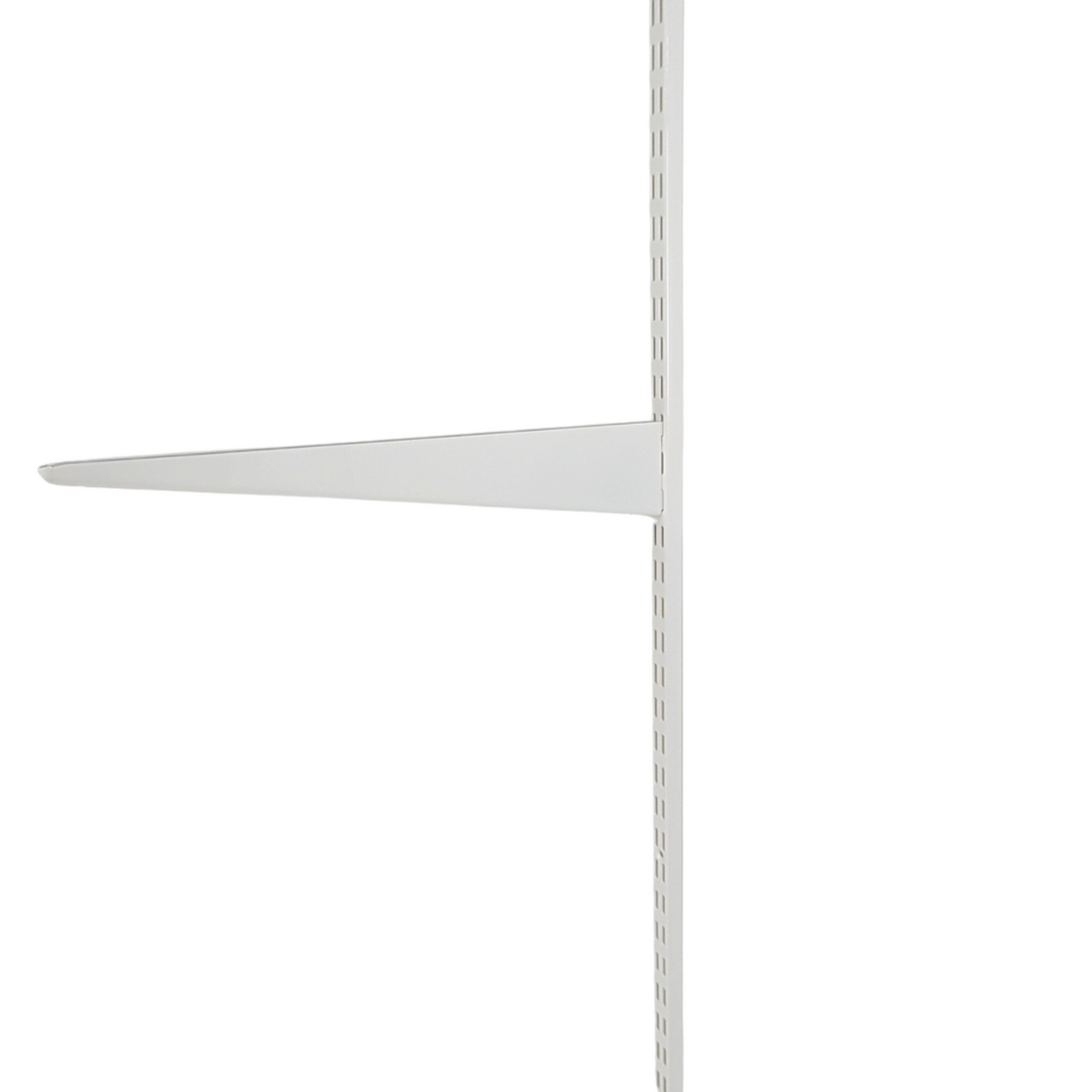 White Twin Slot Bracket