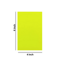 Thin Sized Plain Fluorescent Dyglo Cards