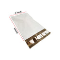 100x 6''x9'' Plastic White Grey Mailing Bags