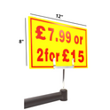 Yellow & Red Sale Sign - £7.99 or 2 for £15