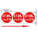 500x45mm Red Price Adhesive Stickers £7.99 Or 2 For £15