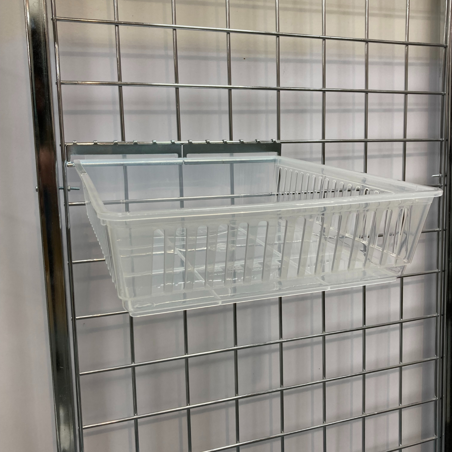 Crate Box Storage Box Grid Mesh Shelf Box Gridwall Mesh Display