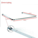 Heavy Duty Full Chrome Changing Room Tubing Kit