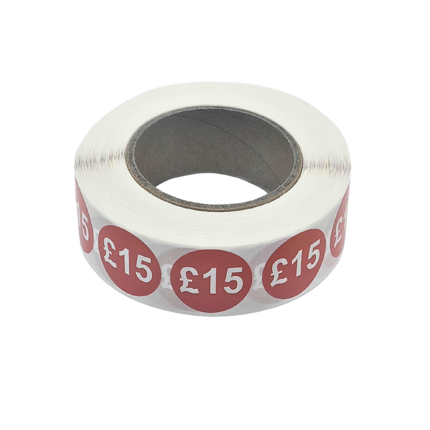1000x 25mm £1-£30 Red Price Self Adhesive Stickers Sticky Labels For Retail Display