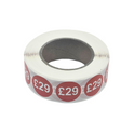 1000x 25mm £1-£30 Red Price Self Adhesive Stickers Sticky Labels For Retail Display