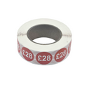 1000x 25mm £1-£30 Red Price Self Adhesive Stickers Sticky Labels For Retail Display