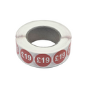 1000x 25mm £1-£30 Red Price Self Adhesive Stickers Sticky Labels For Retail Display