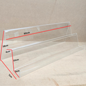 Clear Acrylic 3-Tier & 2-Tier With Lip Mobile Phone and iPad Display Stand