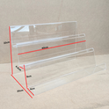 Clear Acrylic 3-Tier & 2-Tier With Lip Mobile Phone and iPad Display Stand