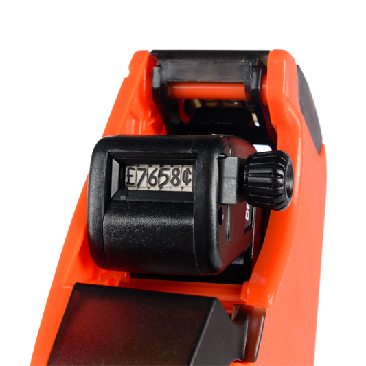 LYNX Lynxlite 2112 One-Line Price Gun with 6 Numeric Bands (Orange Body)