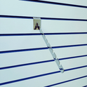 Slatwall Notched Waterfall Arm For Retail Clothes Display