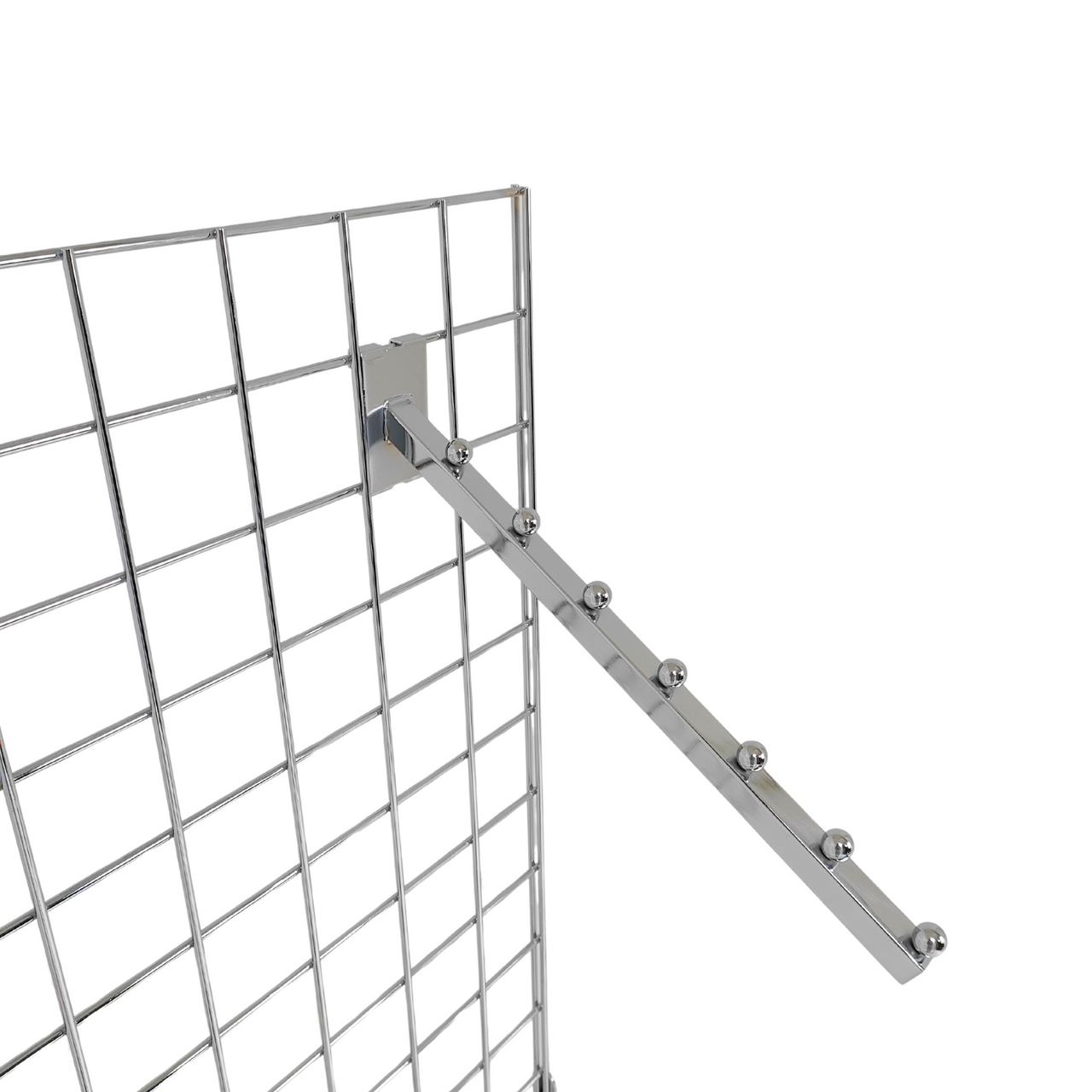 7 Ball Sloping Display Arm For Grid Mesh Panel