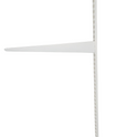 White Twin Slot Bracket
