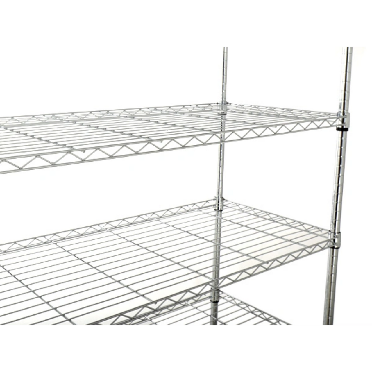 7 Tier Chrome Wire Shelving - 6ft Height