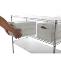 7 Tier Chrome Wire Shelving - 6ft Height