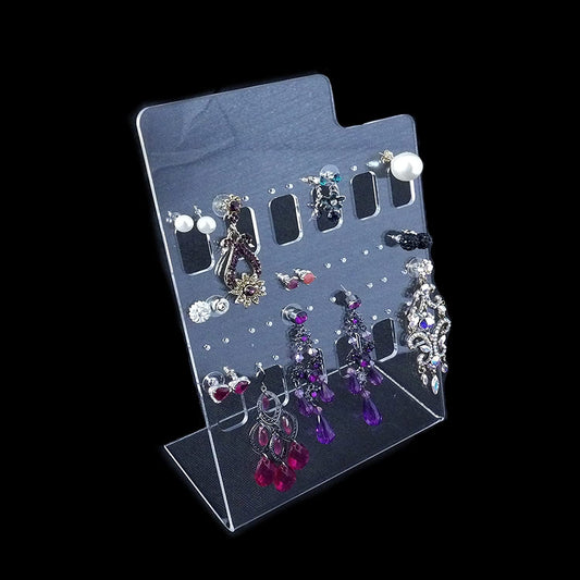 Luxury Acrylic Counter Top Stud Earring Display Stand