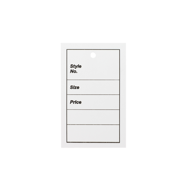 1000 Unstrung Clothes/ Garment Reference Stock Ticket/ Tags/ Labels