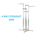 Heavy Duty Fashion Rails 4 / 2 Way, Spiral, Circular Rail, 1 Or 2 Tier Hat Stand