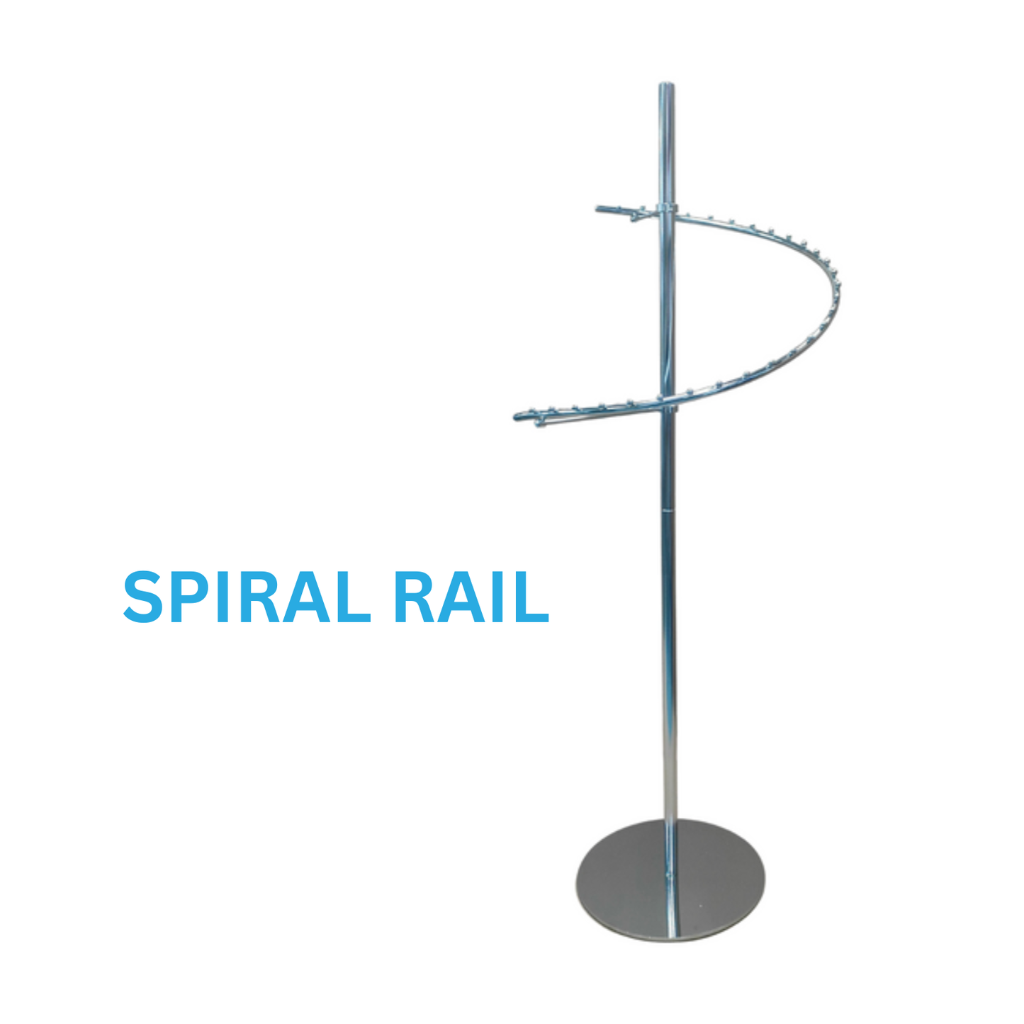 Heavy Duty Fashion Rails 4 / 2 Way, Spiral, Circular Rail, 1 Or 2 Tier Hat Stand