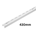 Twin Slot Shelving WHITE Uprights and Brackets Adjustable Strong Rack Wall Shelf
