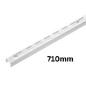 Twin Slot Shelving WHITE Uprights and Brackets Adjustable Strong Rack Wall Shelf