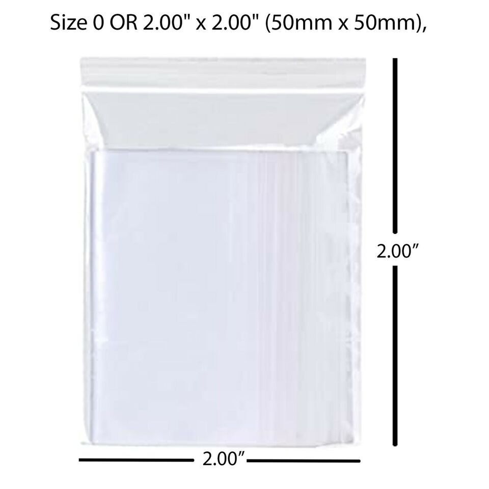 Self Resealable Bags Polythene Grip Seal Bags Clear Poly Plastic Zip Lock
