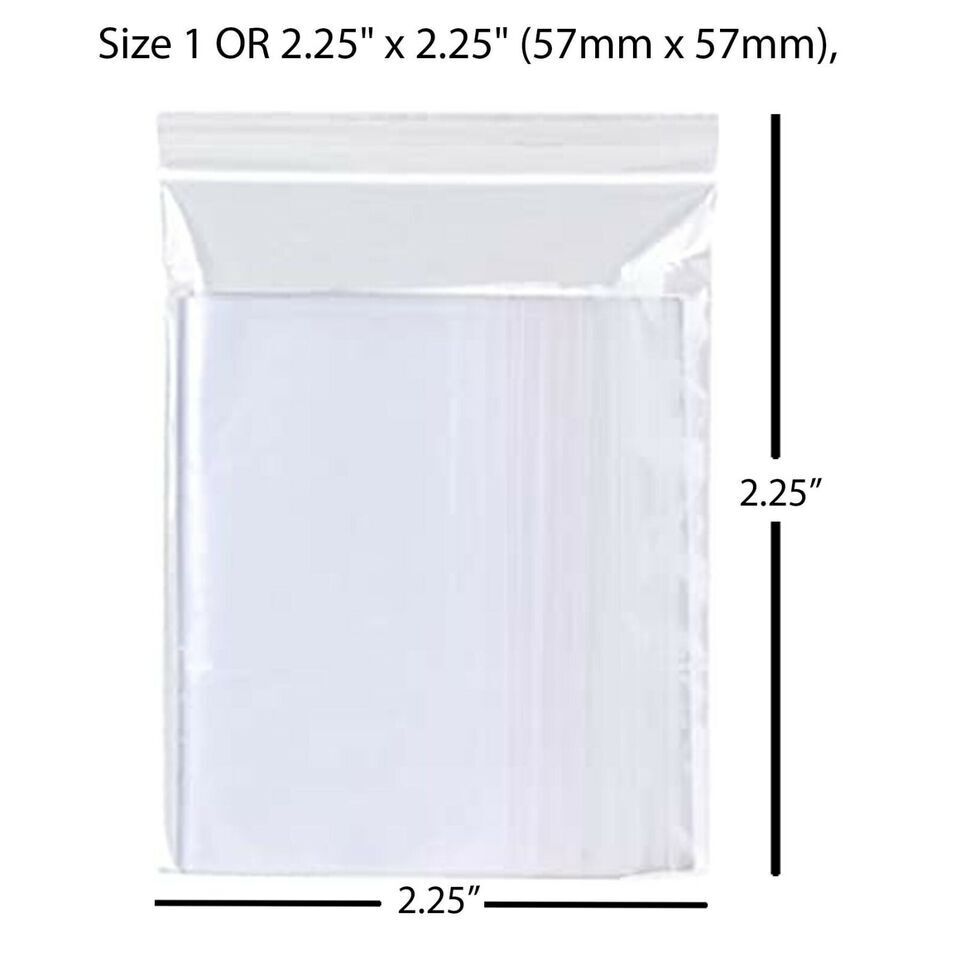 Self Resealable Bags Polythene Grip Seal Bags Clear Poly Plastic Zip Lock