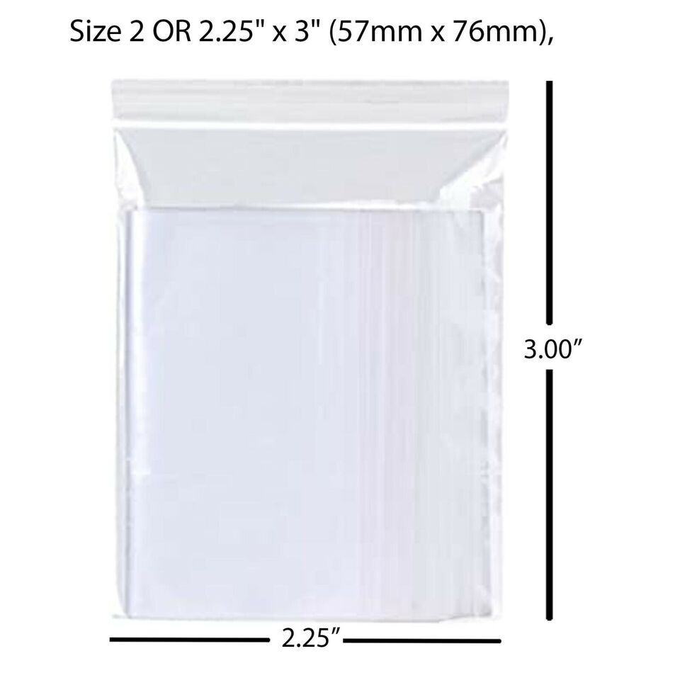 Self Resealable Bags Polythene Grip Seal Bags Clear Poly Plastic Zip Lock