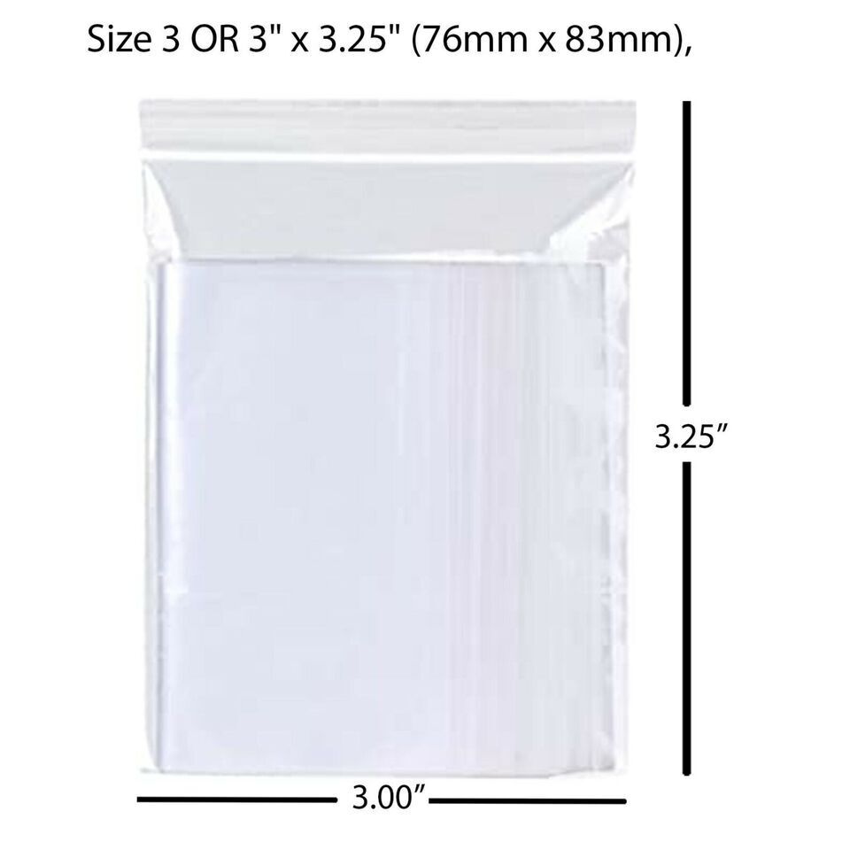 Self Resealable Bags Polythene Grip Seal Bags Clear Poly Plastic Zip Lock