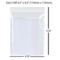 Self Resealable Bags Polythene Grip Seal Bags Clear Poly Plastic Zip Lock