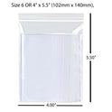Self Resealable Bags Polythene Grip Seal Bags Clear Poly Plastic Zip Lock