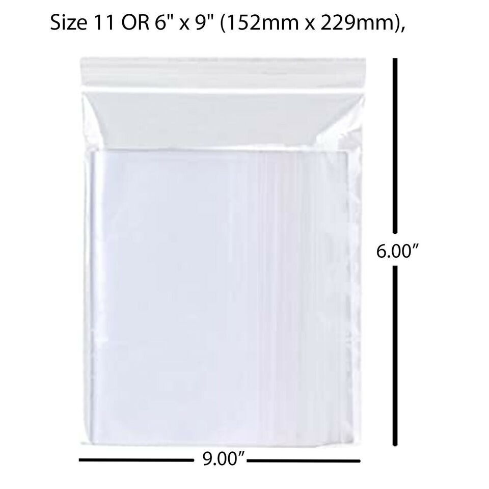 Self Resealable Bags Polythene Grip Seal Bags Clear Poly Plastic Zip Lock