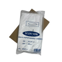 15" x 18" Strong White Patch Handle Plastic Carrier Bag (Scorpion)