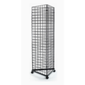 Black Grid Mesh Panels with Base for Retail Display Set