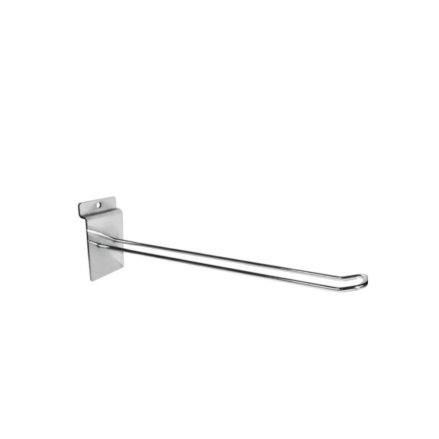 12" Slatwall Euro Hooks Accessory Single Prong Shop Display (12 Inch)