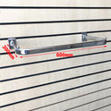 Fashion Display D-Rail for Slatwall - Versatile Hanging Solution for Clothing and Accessories