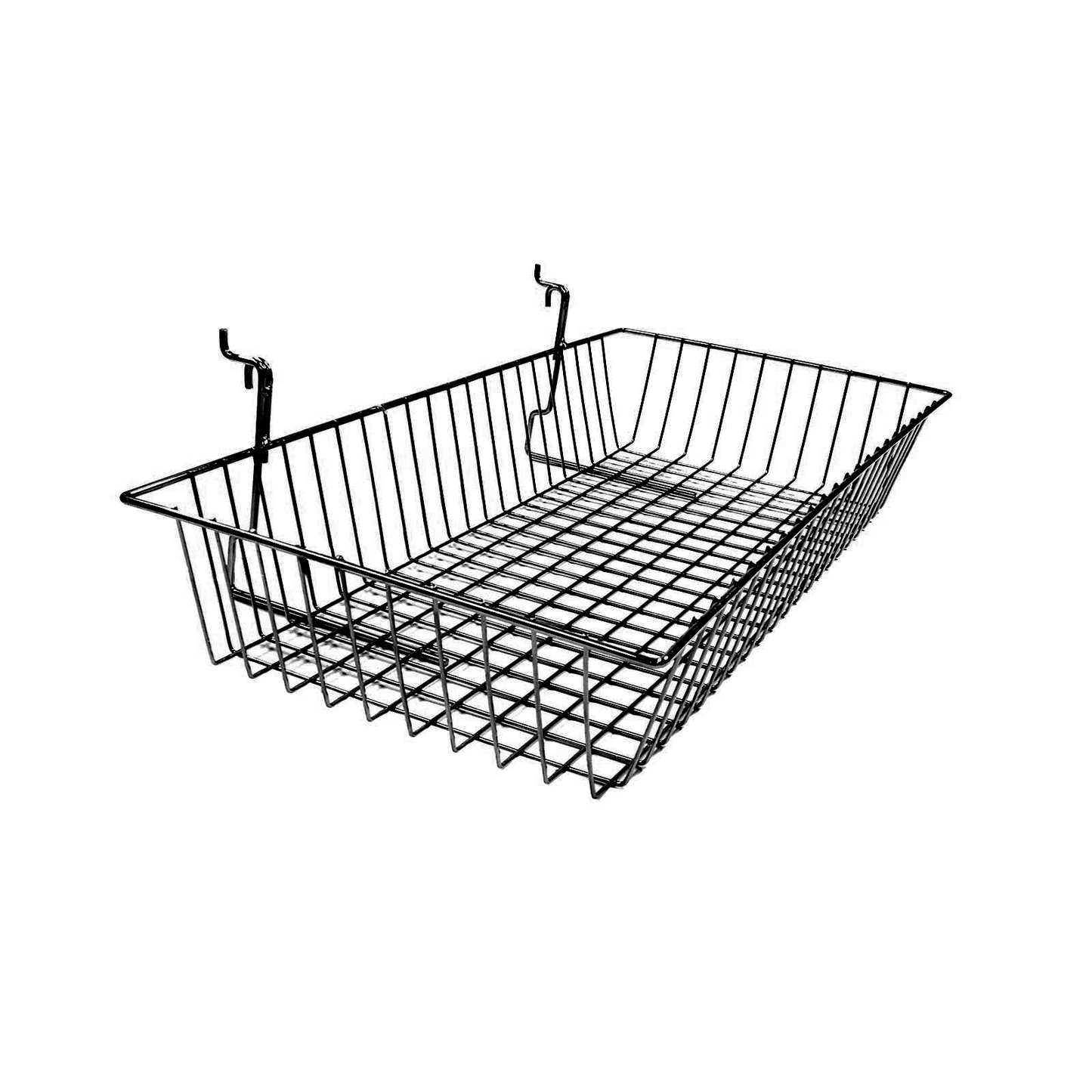 Black Heavy Duty Grid Mesh Retail Shop Display Basket
