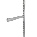 Chrome Straight Arm For Twin Slot Uprights For Retail Display Shopfittings
