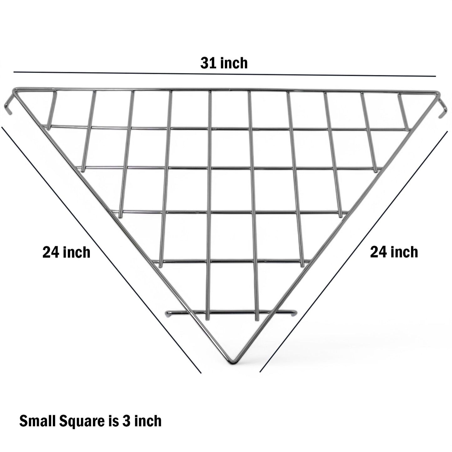 6ft Black /Chrome Corner Grid Mesh Display Unit With 4 Shelves– Heavy Duty