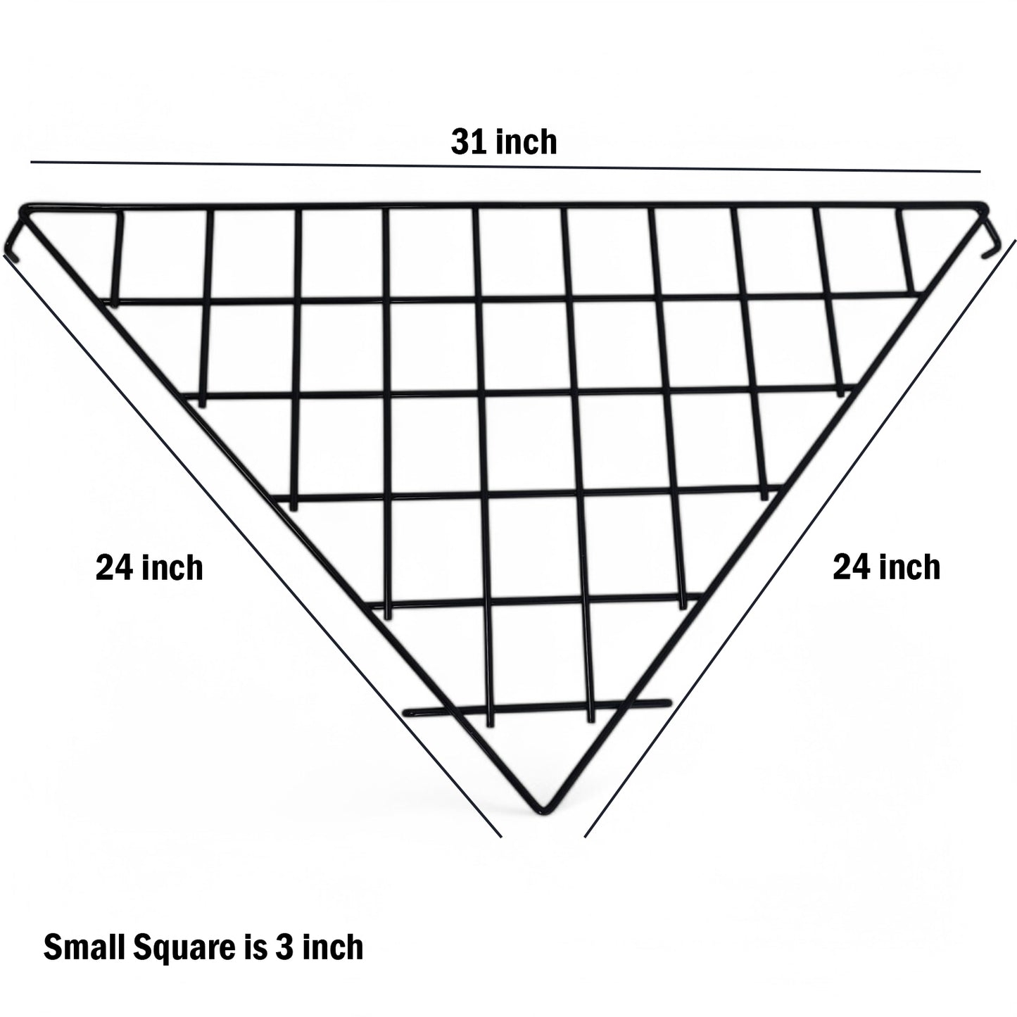Black Corner Grid Mesh Display Unit – Heavy Duty