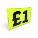 Black & Green Correx Market Price Sale Card Signs – Double-Sided Waterproof Display Boards